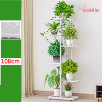 리앤킴 다용도 인테리어 화분 정리대 108cm MA2242, 화이트