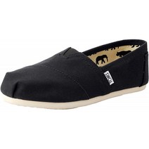 TOMS 여성 클래식 캔버스 블랙 001001B07-BLK(사이즈: 8) 패션 스니커즈