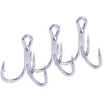 베이트샵 트래블훅 10개입 ( 낚시 바늘 선상 루어 삼발이훅 트레블훅 ), 트래블훅_1호_1팩(5개입)