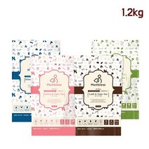 (N-inure) 강아지 [맘블레스] 그레인프리 반습식 소프트사료 1.2kg (4종), 연어 (피부모질)