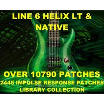 LINE 6 Helix LT & Native 기타 Patches 프리셋 Tone CD 10794 Patches 2445 IRs
