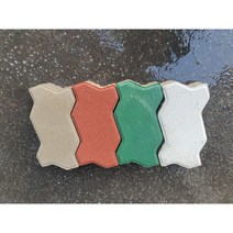 인터록킹 U형 보도블럭, 그린, 10개