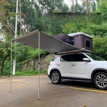 차량용 어닝 자동차 타프 2.5mx3m 기본 어닝, 2mx2m  텐트 + 사이드 커버x1