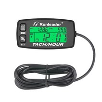 2종소형 바이크 4발이 ATV 네발 농업용 산악오토바이 레저 3륜바이크 inductive tachometer gauge engine hour meter alert rpm for, 블랙