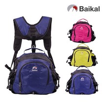 [바이칼] [BAIKAL] 러너 15L 힙색 백팩 탈부착 멜빵구성, 색상:핑크