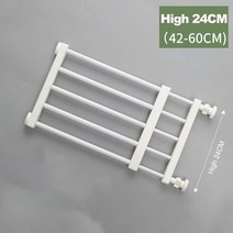 Household Pet Isolation Door Protection Anti-Blocking Cat and Dog Gate Fence Indoor Railing, [01] White, 01 White