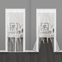 조립이필요없는 방풍비닐 현관문 방문 창문 바람막이, 방풍비닐방문용(90x210cm)