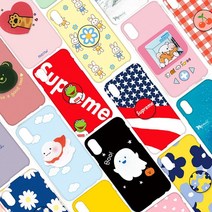 gut LG Q8 2018 그립톡 캐릭터 스마트톡 케이스 Q815 휴대폰