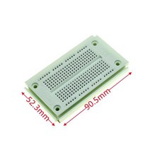 PCB Breadboard 미니 범용 테스트 DIY 빵 보드 버스 회로 MB-102 라즈베리 파이에 대 한, 10 52X90 transparent