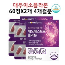 회화나무열매추출물 대두이소플라본 갱년기 중년여성 영양제 석류 블랙베리 홍삼 알약 정 식약처 인정 인증 건강기능 식품, 2개, 60정