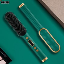 DFMEI 스트레이트 팁 액정표시장치 항온 무해 헤어 매직기스트레이트 컬 겸용 음이온 컬링 스틱 뉴, 녹색, 그린 메가 레귤러