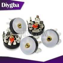 로터리 엔코더5개/몫 직선 와이어리스 전위차계 RV12MM B10K 전력 증폭기 볼륨 스위치 12mm, 02 50K ohm