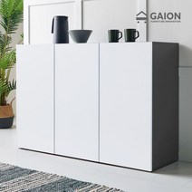 가이온 머스트 1200 높은 수납 거실장, 그레이화이트