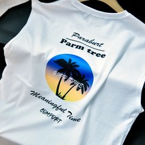 꼰스 팜트리 야자수 오버핏 나시