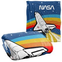 나사 굿즈/ NASA 스페이스 셔틀 레인보우 담요/ 우주과학 너드 블랭킷 미항공우주국