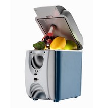차량용 냉장고 7.5l 패밀리카 겸용 쿨러 자동차 냉장고 미니 냉장고, 파란색과 흰색, 310 × 170 × 310