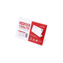 쇼케이스 단면 100x70mm POP꽂이 명폐 메뉴꽂이 7712