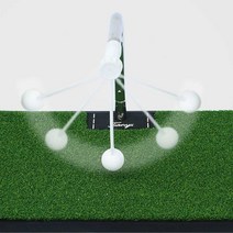 어프로치연습기 그물망 칩샷 골프 스윙 스윙연습기, 2m 블랙네트 + 회전스윙 훈련장치