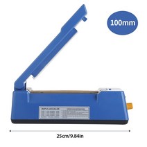 가정용 진공 포장기 실링기 음식 간편한 진공포장 씰링기 밀봉기, Blue Sealer 100mm+EU Plug 220V