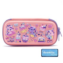 오스트레일리아 smiggle 스타펜케이스 키즈 멀티 문방구 케이스 지퍼 문방구 수납 필통 텀블러, 오렌지 유니콘
