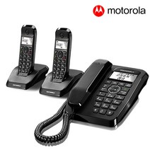 모토로라 SC250A 블랙 + 증설 1대 유무선 전화기, SC250A 블랙 + 증설1