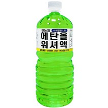 한눈알 에탄올 워셔액 사계절 식물성, 1.8L, 1개