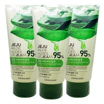 더페이스샵 신선한 제주 알로에수딩젤 튜브 300mlx3개
