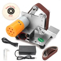 원형 샌딩기 사포 미니 전기 벨트 샌더 DIY 연마 그라인딩 머신 고정 앵글 샤프닝 블레이드 데스크탑 커터 에지 전동 공구, [02] 1Pc Grinding Wheel