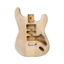 미완성 기타 바디 솔리드 우드 빈 배럴 Fenda 스타일 일렉트릭 DIY 부품 액세서리, 한개옵션0
