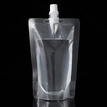 휴대용 액상류 생과일 쥬스 음료 야채즙 소분 보관 스파우트 파우치 비닐팩 뚜껑형 200ml, 제품선택