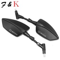 오토바이 미러 사이드 슈퍼 SOCO CPx CUx TC TS TSX 1500 용, 10.Black A