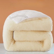 호주산 양모 침대패드 겨울 이불 프리미엄 양털 러그