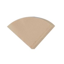 무표백 원뿔 여과지 40매 커피 필터 거름망 3-4인, 무표백 원뿔형여과지 40매