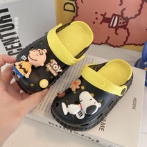 토이스토리 캐릭터 패치 슬리퍼 키즈 주니어 젤리 샌들 중학생 스트랩 아쿠아 슈즈 4종