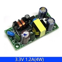 AC-DC V/5V/12V 정밀 벅 컨버터 AC 3.3v ~ 5v DC 스텝 다운 변압기 전원 공급 장치 모듈 1a 12W, 3.3V 1.2A (4W), 06 3.3V 1.2A (4W)