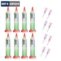 AMTECH NC-559-ASM Flux No Clean Nc 559 납땜 SMD BGA Reballing 용접 Amtech 플로우 + 바늘 재가공 공구, 03 559 -F
