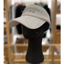 골프모자 의류 필드썬캡 새로운 마스터 버니 골프 여성용 모자 태양 보호 통기성 빈 패션 리본 야외 스포, 01 White