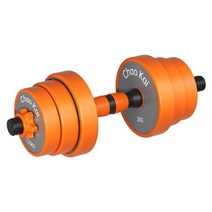 가정용 역기 세트 10kg 15kg 무게조절 바벨 원판 홈트, 10kg 세트 5kgx2 + 바벨 봉 2