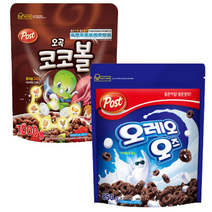 포스트 오레오오즈 850g + 포스트 코코볼1kg 대용량 시리얼, 1세트, 1kg