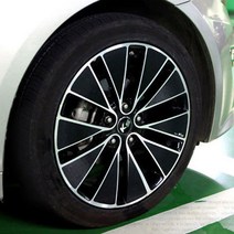 [카르쉐] K5 휠 홀로그램 스티커 불판휠 카본 휠스티커 프로텍터 18인치, 1세트, Car_유광헤어라인실버