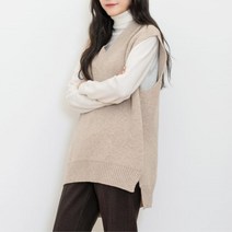 오버핏 레이어드 니트조끼 임부베스트 스웨터 조끼니트 교복조끼 여성니트 골프조끼