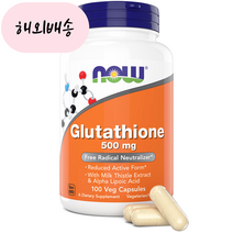 나우푸드 글루타치온 500mg 100캡슐, 1개, 100정, 100개