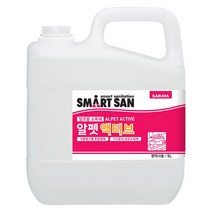 사라야 알펫 Active 5L 곡물발효알코올 36.3% 기기 및 기구등의 살균소독제, 5L x 1개