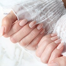 네일촬영소품 메이크엔 쉬폰 레이어드 레이스 소매, A-2화이트