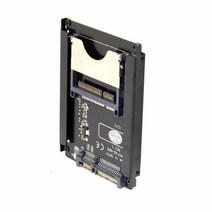 견고한 CY Cablecc SATA 22Pin to CFast 카드 어댑터 2.5 인치 하드 디스크 케이스 SSD HDD 리더기 (PC 노, 한개옵션0