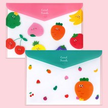 핑크풋 1200 당근가로봉투화일 A4 정품 랜덤