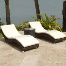 럭셔리글램핑 수영장 호텔 찜질방 소파 해변 태닝 긴, C