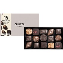 미쉘 끌뤼젤 MICHEL CLUIZEL 스페인 배송 다크 & 밀크 초콜릿 15개입 모듬 케이스 165g, 1팩
