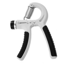 헬스 용품 5 60Kg 조정 가능한 무거운 그리퍼 적당 손 운동가 그립 FatGrip 손목 증가 힘 봄 손가락 핀치 확장기, GRAY