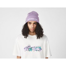 AAPE By A Bathing Ape 배지 비니 - 퍼플 UK SIZE, 한 사이즈